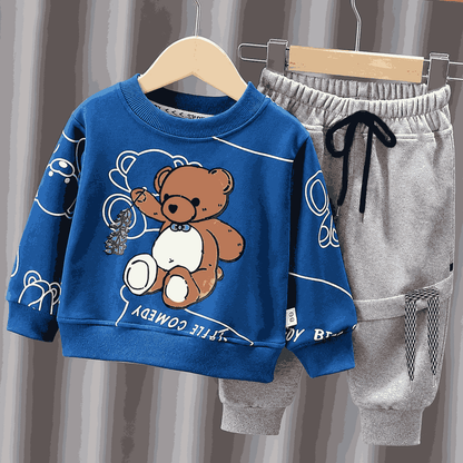 Blue Bear Winter Fleece Kids Track Suits