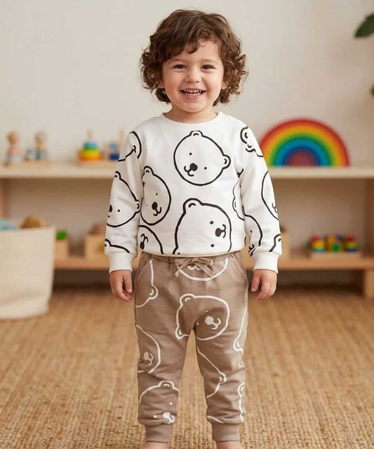White Bear Winter Fleece Kids Track Suits